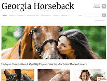 Tablet Screenshot of georgiahorseback.com